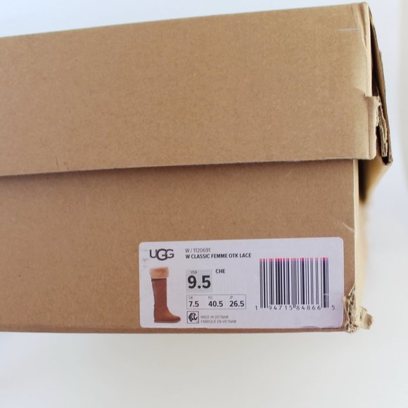 NEW UGG Classic Over the Knee Lace-Up Boot - Picture 16 of 16